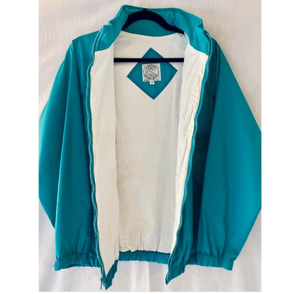 vintage 90s be in the current scene hardshell windbreaker / size medium - Picture 3 of 4